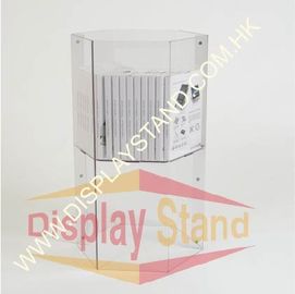 Transparent Acrylic Dump Bin Recyclable Waterproof For Advertising Products
