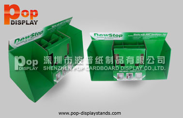OEM / ODM Cardboard Displays Stands Custom Design With LCD Advertising Player