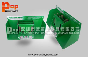 OEM / ODM Cardboard Displays Stands Custom Design With LCD Advertising Player