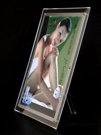 Transparent Contemporary Photo Frames , Supermarket Acrylic Holder Display
