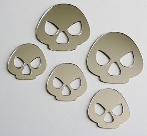 PC / PETG / PMMA Mirror Acrylic Sticker OEM For Indoor / Wall Decoration