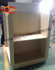 Promotional Floor MDF Display Stand with OEM Logo for Supermarket