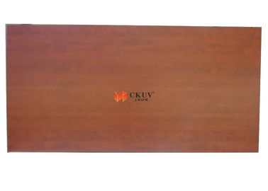Fiberboard Raw Plain / Wood Grain MDF Melamine Board 9mm - 18mm Thickness