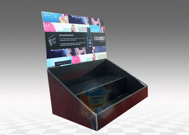 Table Top Cardboard Display Stand 2 Tiers for Cosmetics , foldable
