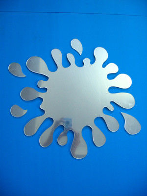 Custom Shape Laser Cutting Mirror Acrylic Sheet Decoration Wall Mirror Stickers