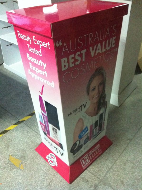 Customized Attrative designs Cosmetic Display Stands holder for product - arrangement